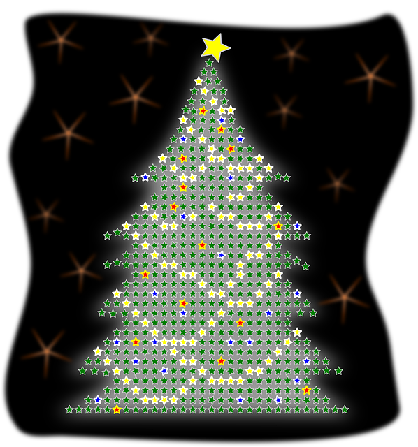 Free christmas christmas tree clip art vector
