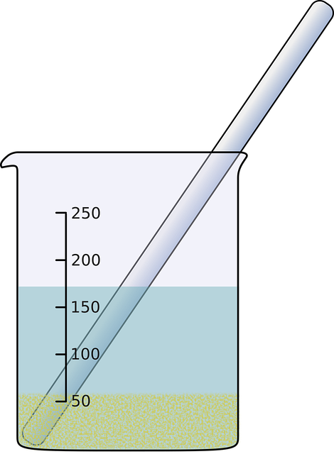 Free chemistry glassware labor vector