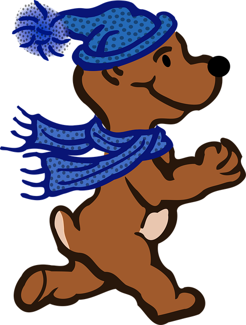 Free active animal anthropomorphized animals vector