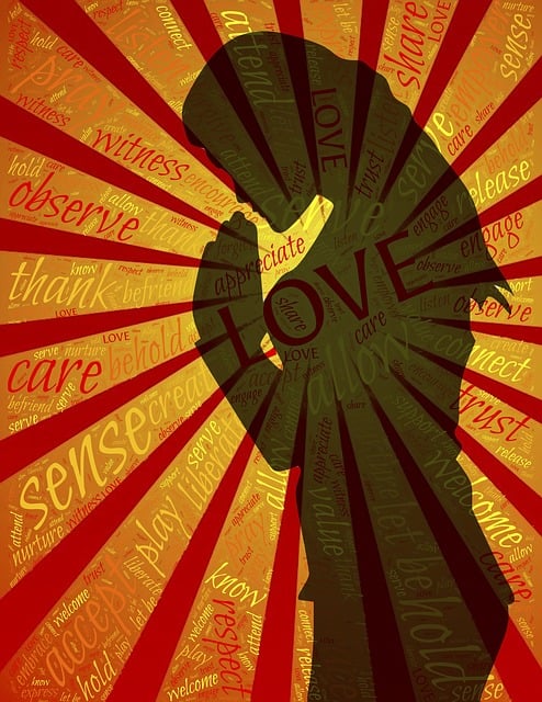 Free prayer love woman illustration