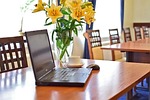 conference room, notebook, hall meetings