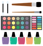 makeup, cosmetics, fashion