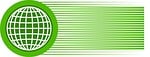 globe, grid, green