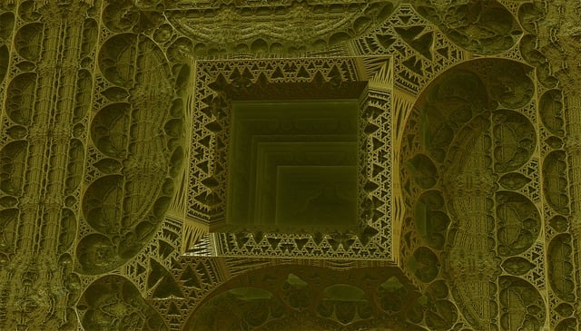 Fraktal, Machen, 3D, Hintergrund
