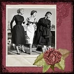 vintage, retro, ladies