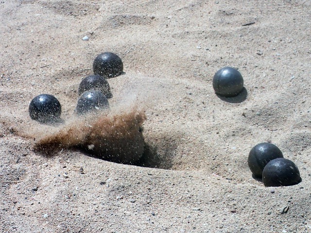 Free Bocce Sand photo and picture