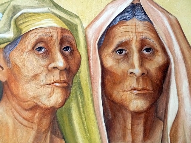 Free mexico fresco decoration illustration