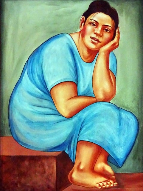 Free mexico fresco decoration illustration