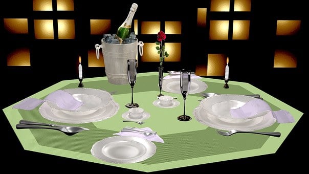 Free Set Table Place Setting illustration and picture