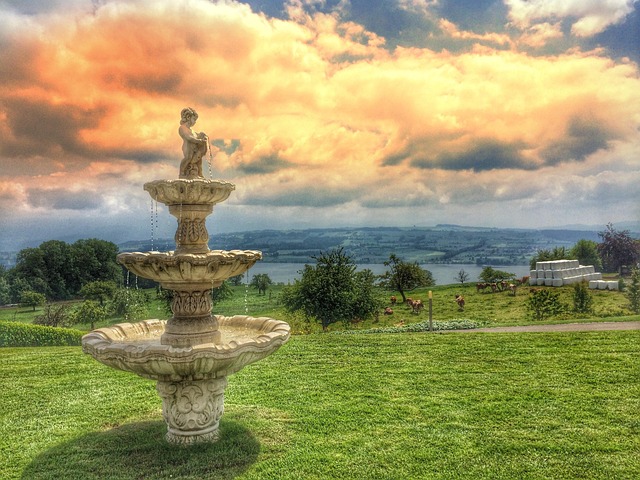 Natur, Springvand, Himmel, Pegede