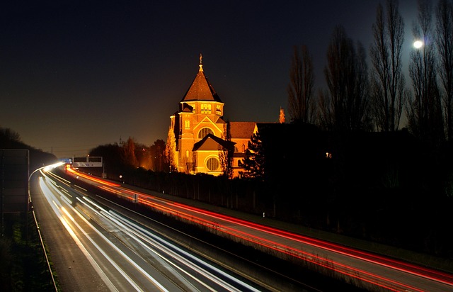 Free Night Shot Highway photo and picture