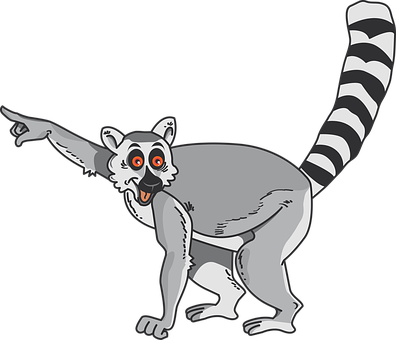 Free Lemur Animal vector and picture