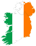 ireland, map, europe