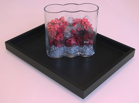 Glas, Blomst Tapet, Blomst