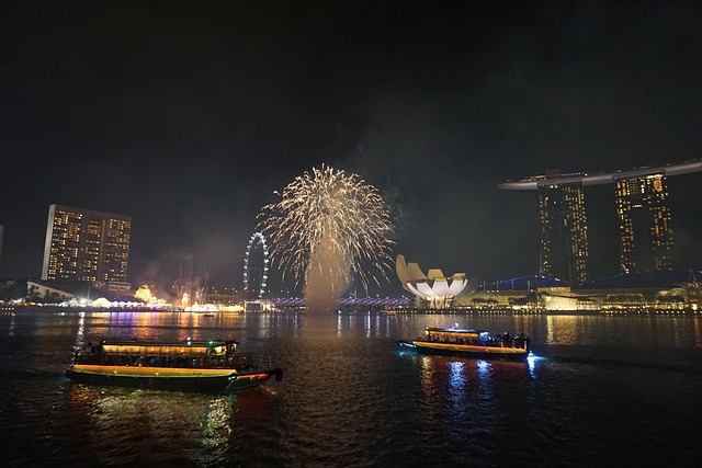 Free Fireworks Singapore photo and picture