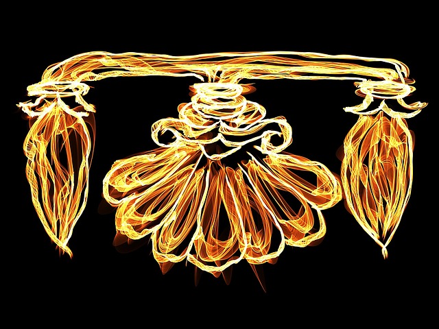 Free design element fire flames illustration