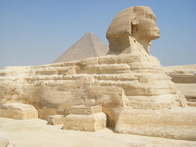 Pyramide, Sphinx, Ägypten