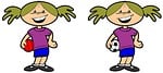sports, girl, school