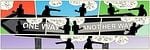 one way street, template, cartoon