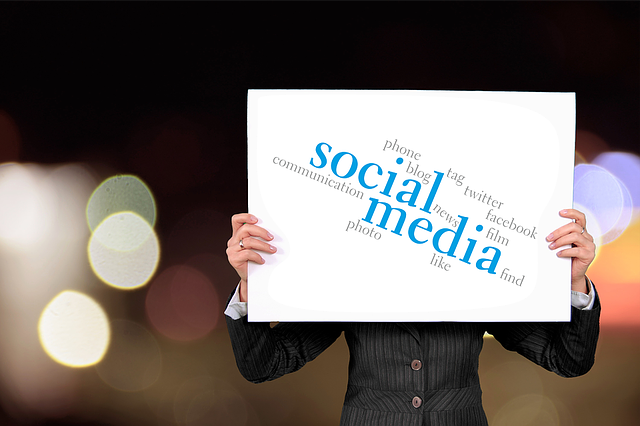 Free social communication social media illustration