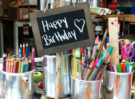 Free Chalkboard Happy Birthday photo and picture