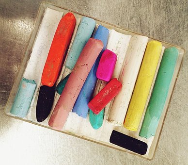 Free Chalk Conté Crayons photo and picture