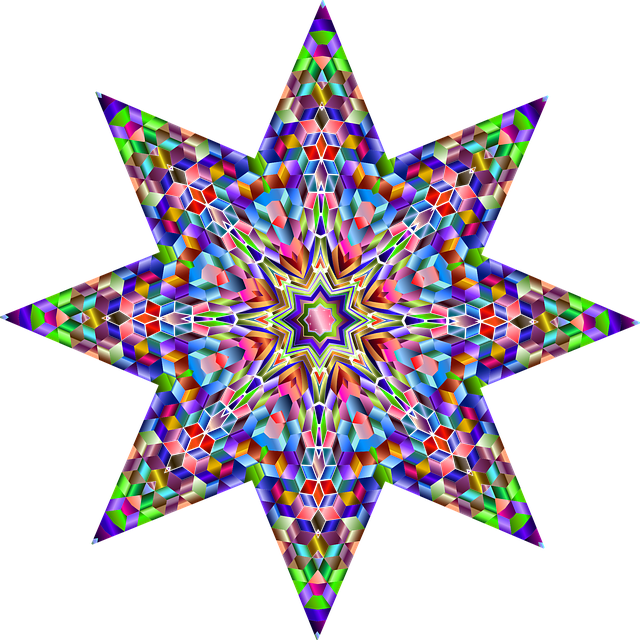 Free colorful prismatic chromatic illustration