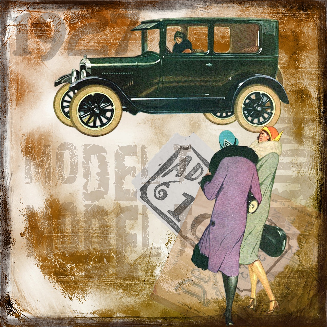 Download Old, Car, Vintage. Royalty-Free Stock Illustration Image - Pixabay