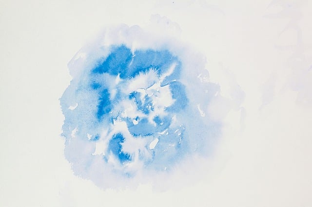 Aquarell, Farbklecks, Maltechnik