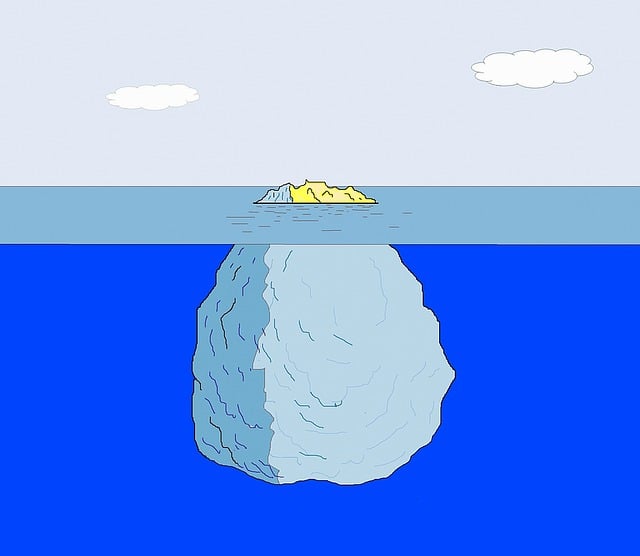 Free iceberg ice arctic illustration