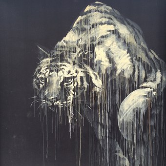 Tiger, Tegning, Kunst, Kunstnerisk