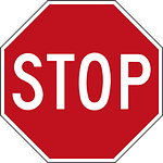 stop, road, panel