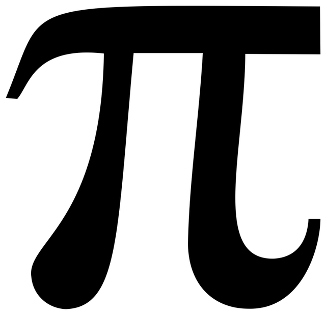 Free pi symbol letter illustration