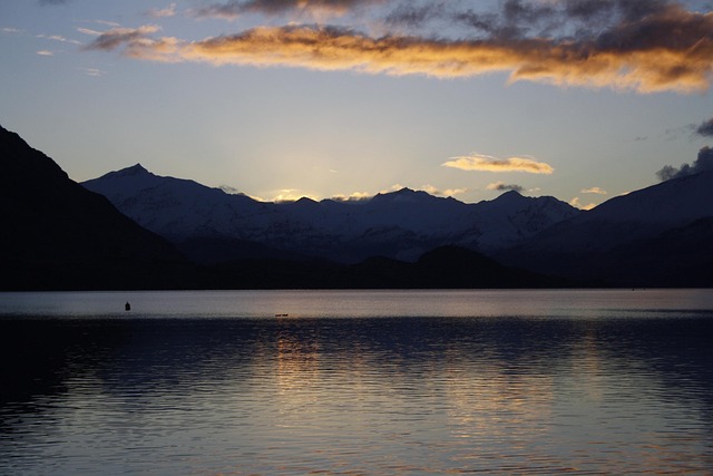 Free Sunset Lake photo and picture