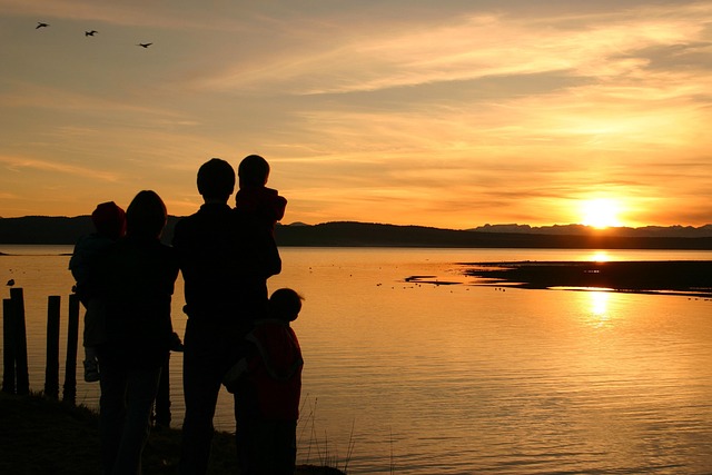 Free Sunsets Family photo and picture