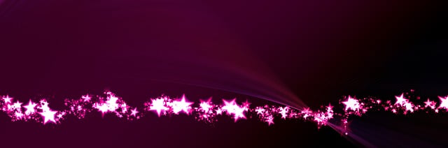 Free stars particles banner illustration