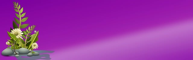 Free banner header floral background illustration