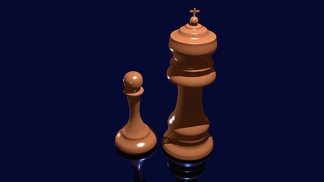 Free king pawn chess illustration