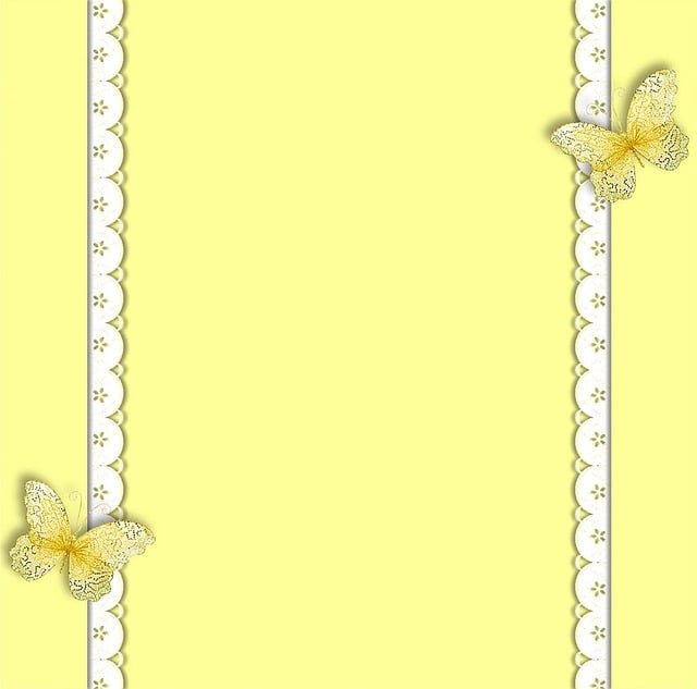 Free guestbook background yellow illustration