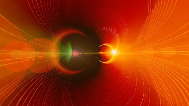 Free light reflex abstract illustration