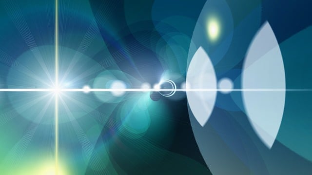 Free light reflex abstract illustration