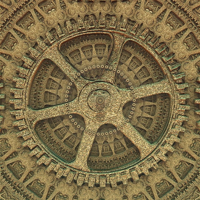 Free gears ancient technology illustration