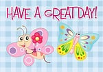 greeting card, modern, birthday