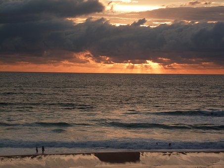 Free Ocean Sunset photo and picture