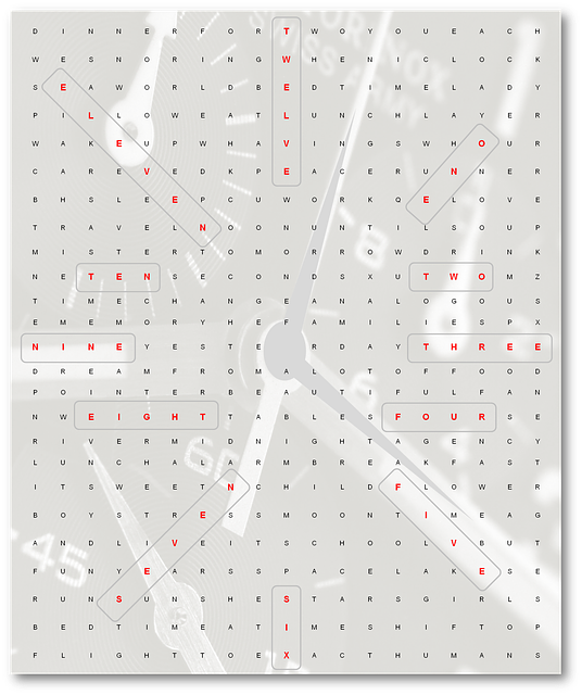 Free clock time puzzle clock illustration