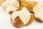 bread, roll, food