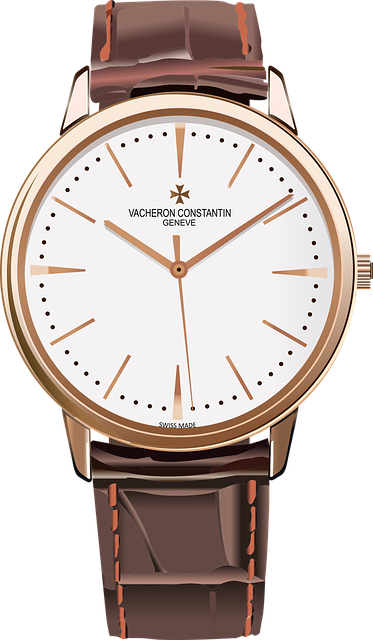 Free clock swiss wrist vector