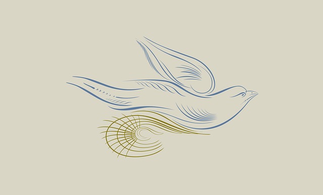 Free calligraphy ornament retro illustration