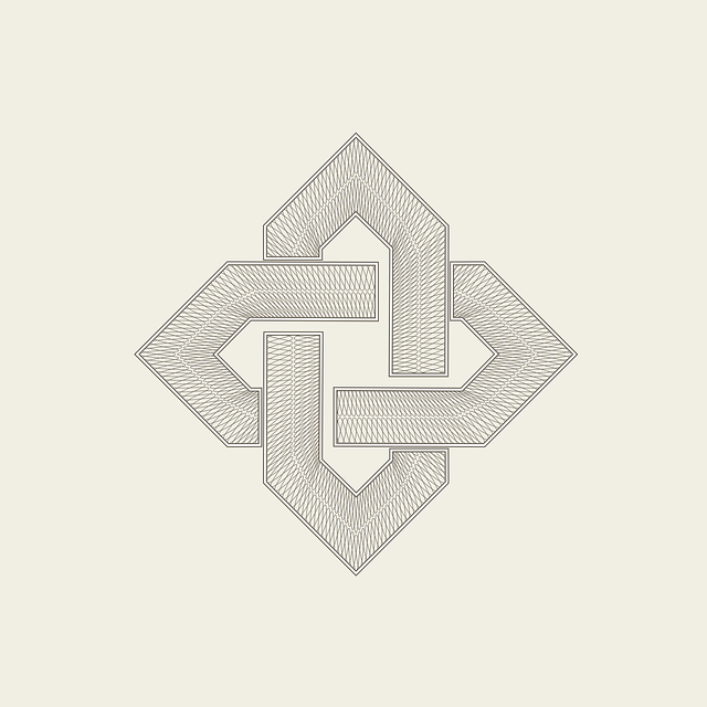 Free guilloche rosette security printing vector