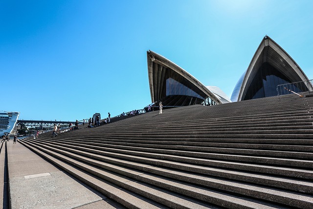 Australia, Sydney, Opera, Blå Himmel